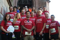 Das Team Open Science informiert beim Altstadtlauf über transparente Wissenschaft