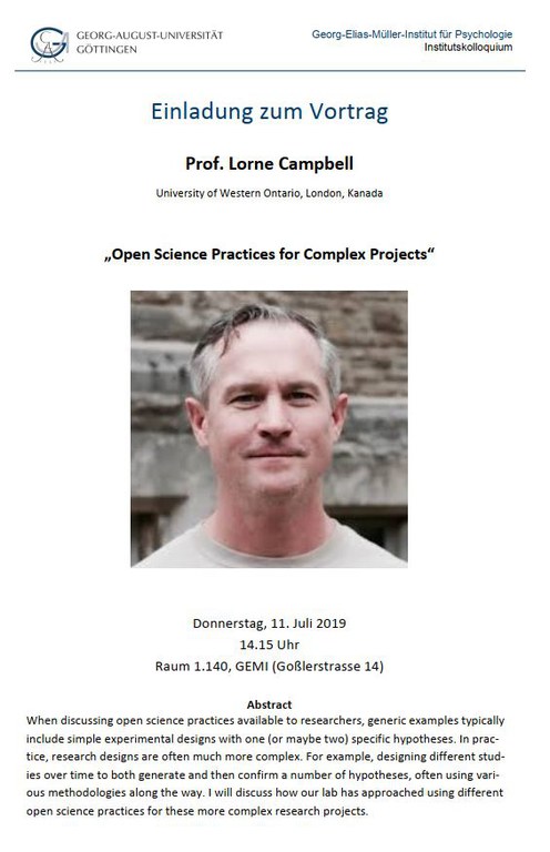 Vortrag Lorne Campbell